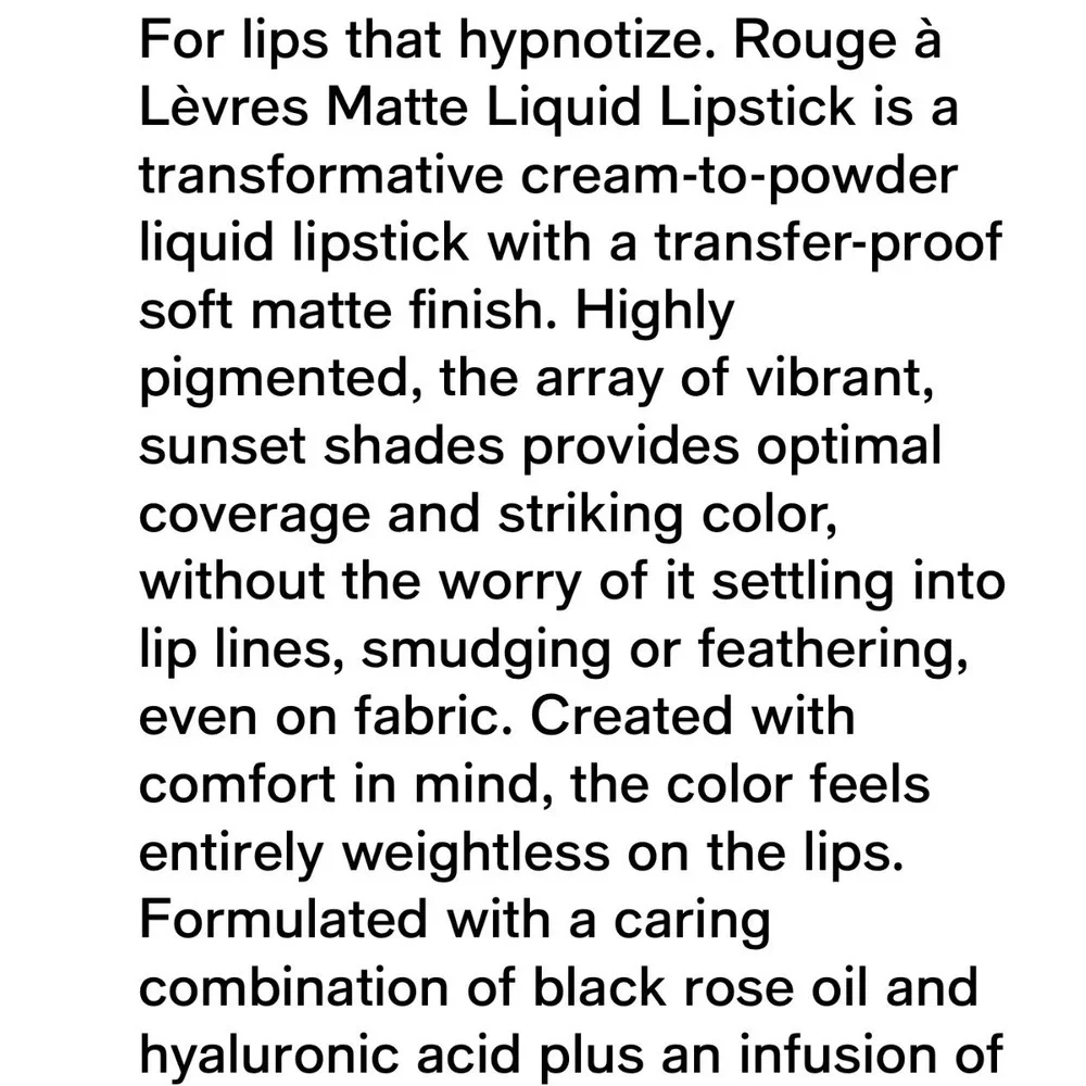 Gucci Liquid Matte Lip Color Transfer Proof Goldie Red Lipsick